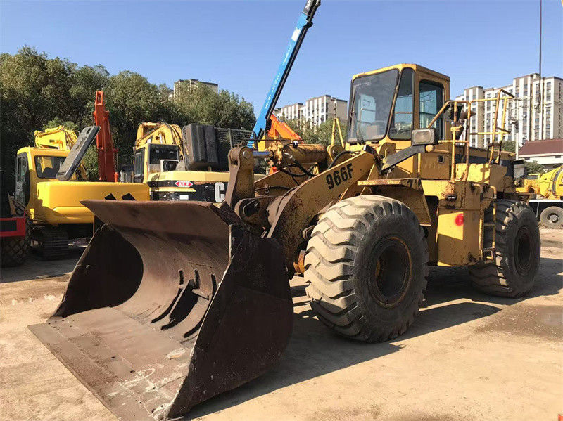 الطلاء الأصلي المستخدم CAT 966F محمول عجلات يدوية Caterpillar CAT 966 محمول الأمامي