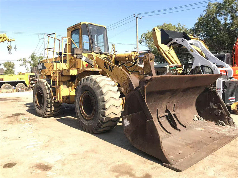 الطلاء الأصلي المستخدم CAT 966F محمول عجلات يدوية Caterpillar CAT 966 محمول الأمامي