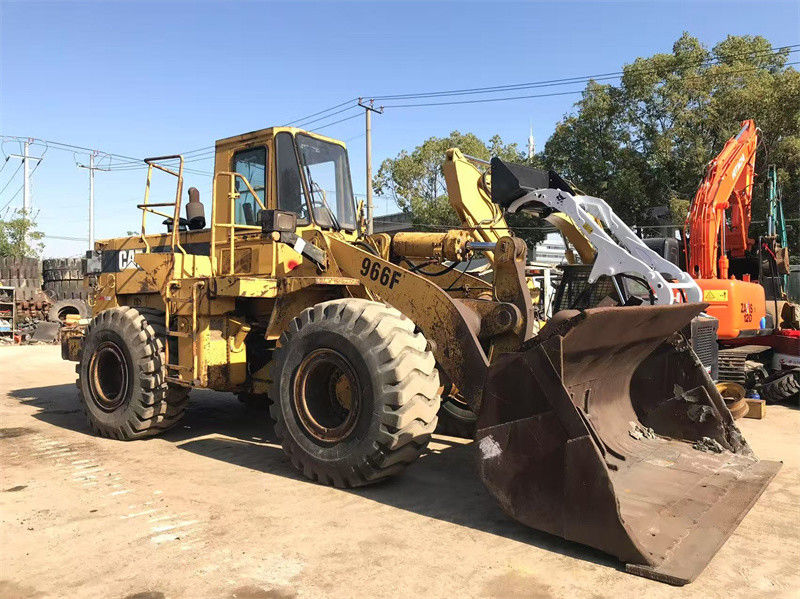 الطلاء الأصلي المستخدم CAT 966F محمول عجلات يدوية Caterpillar CAT 966 محمول الأمامي