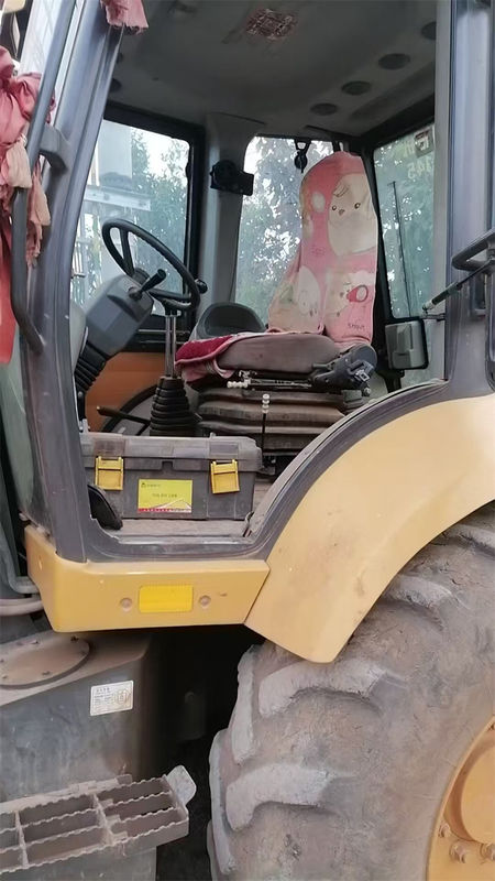 أصل SDLG B877 مستعمل محمول الحفر مع دلو منقسم يد ثانية SDLG محمول الحفر مع عجلات