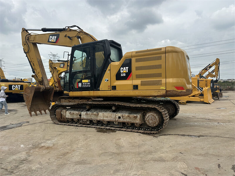 الحفرة Caterpillar 320 المستخدمة مع قوة حفر قوية لعمل التربة والبناء