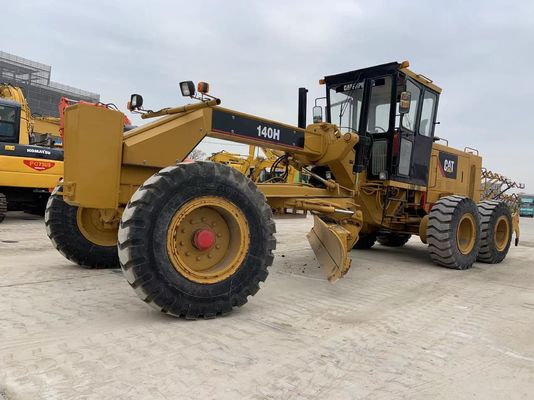 تستخدم CAT 140H Caterpillar Motor Grader Earth Moving Machinery