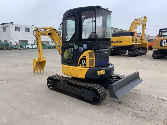 مصغرة تستخدم اليابان حفارة PC35MR-2 تستخدم حفارة كوماتسو PC35
