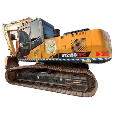 حفارة هيدروليكية مستعملة Sany Sy215c Yellow Construction