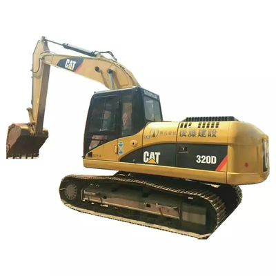 20 طن مستعملة كاتربيلر حفارة 320D 315307 أصفر