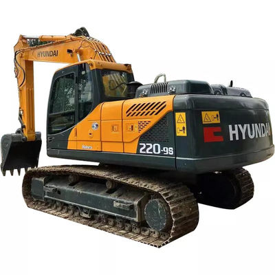 220lc-9s مستعملة Hyundai Excavator صنع في كوريا 22 طن حفارات زحافة