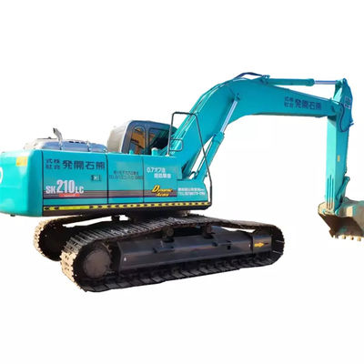 Sk210 مستعملة Kobelco Excavator 21 طنًا متوسط ​​الزاحف العلامة التجارية اليابانية
