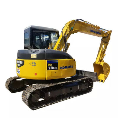 تستخدم حفارات متوسطة الحجم Komatsu Excavator Pc78us 7 Tons