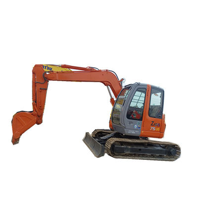 Zx75us Zx75 مستعمل Hitachi Excavator 7200kg مستعمل Mini Excavator