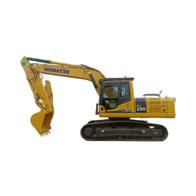 22000 كجم مستعملة حفارة يابانية مستعملة حفارة مجنزرة Komatsu PC220