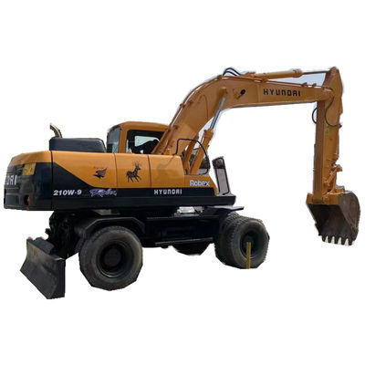 R210W 9 Hyundai Wheel Excavator Limited مواقع ثقيلة الوزن التشغيلي 22 طن