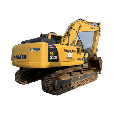 22 طن مستعملة حفارة يابانية مستعملة حفارة مجنزرة Komatsu PC220