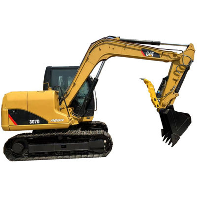 تستخدم Caterpillar 307D Excavator 7 Ton Mini Cat Excavator 307
