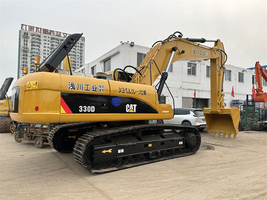 الحفرة المستخدمة Caterpillar CAT 330D الزحفية 30 طن لمشاريع البناء الكبيرة
