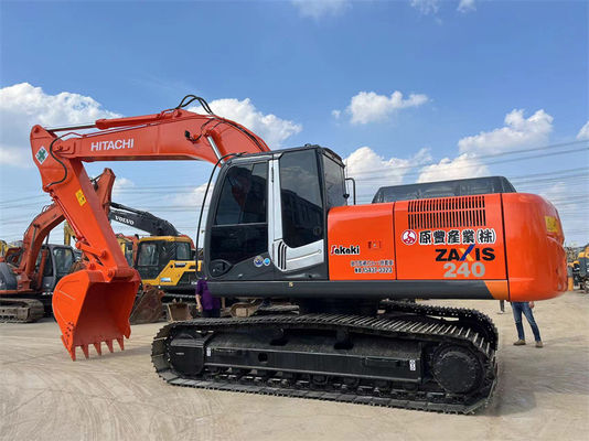حفرة هيتاشي ZX240 الأصلية مستعملة اليابان حفرة 24 طن الحفرة المتوسطة