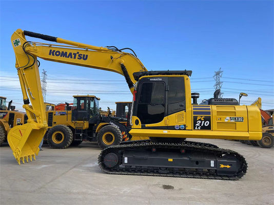 21 طن يستخدم اليابان الزحام الحفار كوماتسو PC210LC-8 الحفار حفر التعدين
