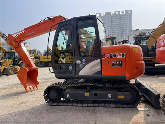 7 طن مستعمل هيتاتشي ZX70 الحفرة المصغرة الحفرة التعدينية مع شفرة