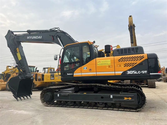 305LC-9T حفرة هيونداي مستعملة 30 طن كوريا حفرة تعدين هيونداي مستعملة