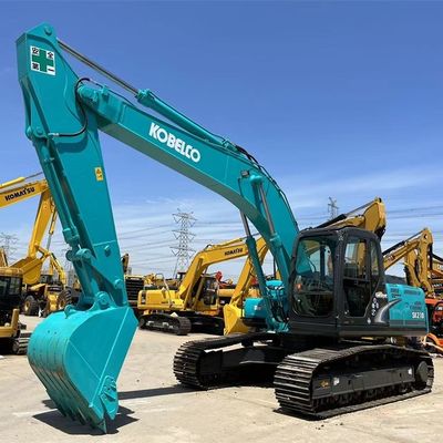 كوبيلكو SK210LC الحفر مع مطرقة كسر أداء ممتاز
