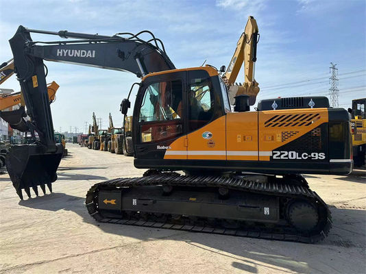 هيونداي R220LC-9S مستعمل حفرة 22 طن كوريا هيونداي 220 مستعمل حفرة التعدين
