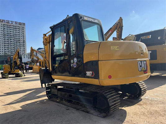 حفرة CAT 307D مستعملة 7 طن Caterpillar 307 Crawler حفرة مصغرة