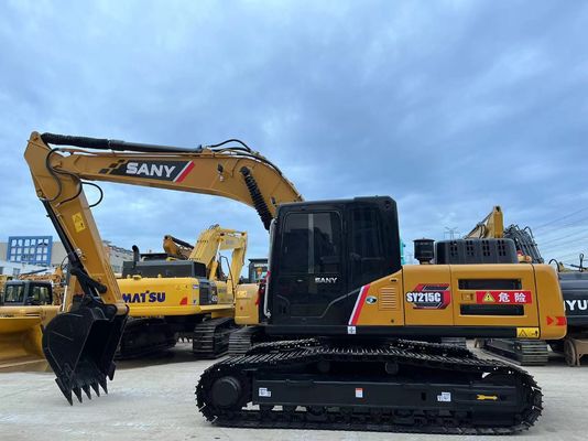 السنة 2023 SANY SY215C الحفرة المهنية الوزن 21 طن الحالة المثالية