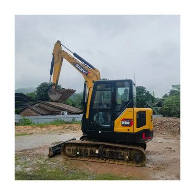 الصين Sany SY60C Pro حفرة مستعملة يد ثانية 6 طن Sany sy60 حفرة صغيرة