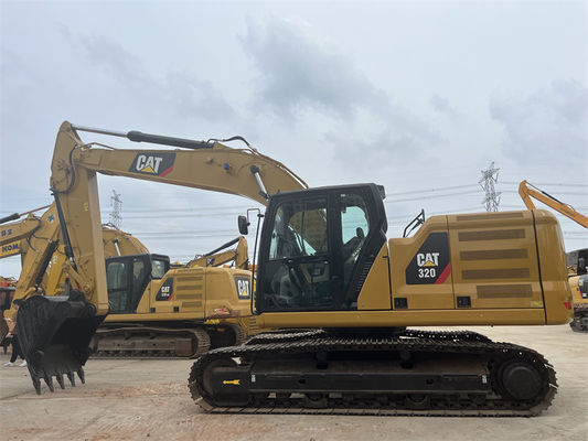 المستخدم CAT 320 الحفارة 6 أسطوانات يد ثانية Caterpillar 320 الحفارة