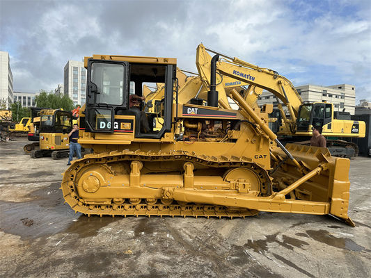 إعادة طلاء الجرافة المستخدمة CAT D6G الجرافة المستخدمة Caterpillar D3C D5B D6 الجرافة في حالة جيدة