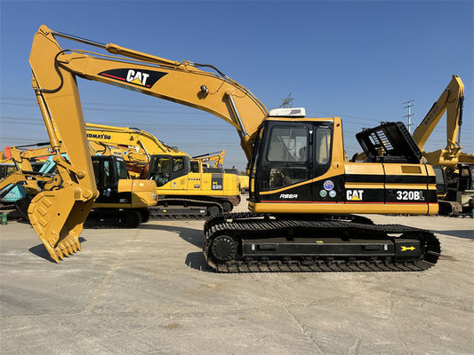 حفرة CAT 320BL مستعملة مع مسار 800 مم حفرة هيدروليكية Caterpillar مستعملة