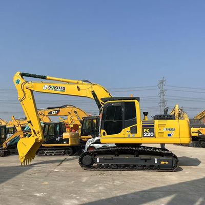 2022 سنة اليابانية مصنوعة من كوماتسو PC220 الحفرة الزحفية آلة بناء متوسطة