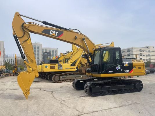 حالة جيدة استخدمت حفرة كاتربيلر 320 دي حفرة 20 طن القطة