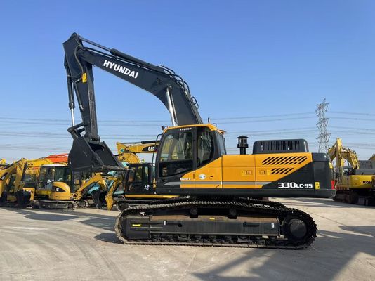حفرة هيونداي 330LC-9S عالية الأداء مستعملة 33 طن