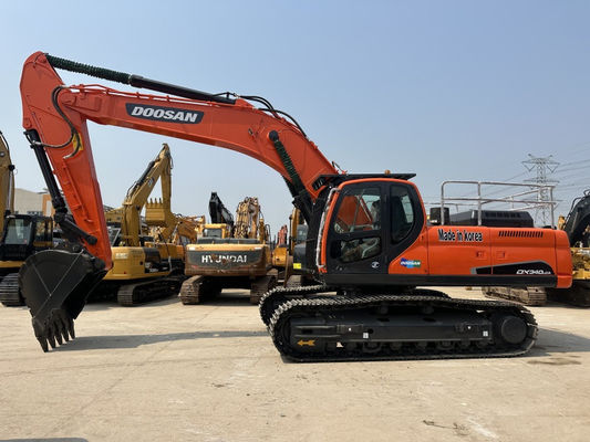 كوريا استخدمت حفرة دوسان DX340LCA حفرة 34 طن دوسان DX340 الزحف