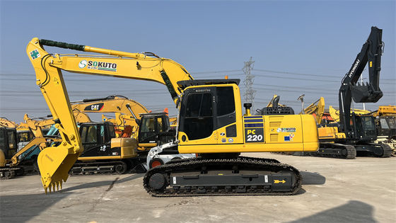 اليابان تستخدم حفارة كوماتسو PC220-8 حفارة مستعملة PC200 PC220 PC240 حفارة