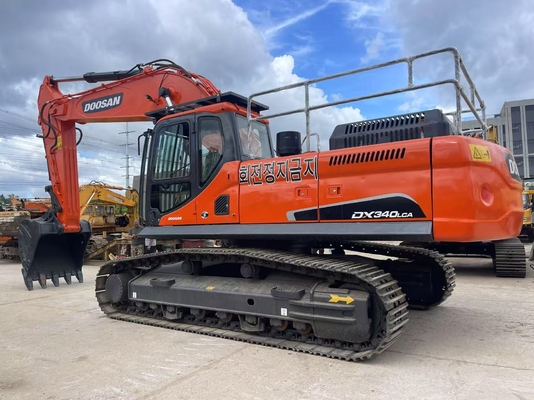 عالية الأداء المستخدمة Doosan DX340LCA الحفارة يد ثانية Doosan الحفارة