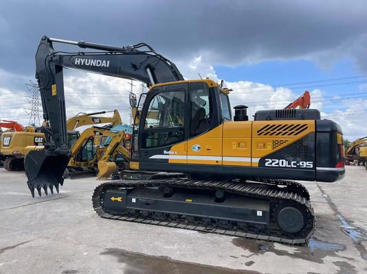 حفارة هيونداي مستعملة R220LC-9S، زاحفة، 22 طن، جرافة 1.2 متر مكعب